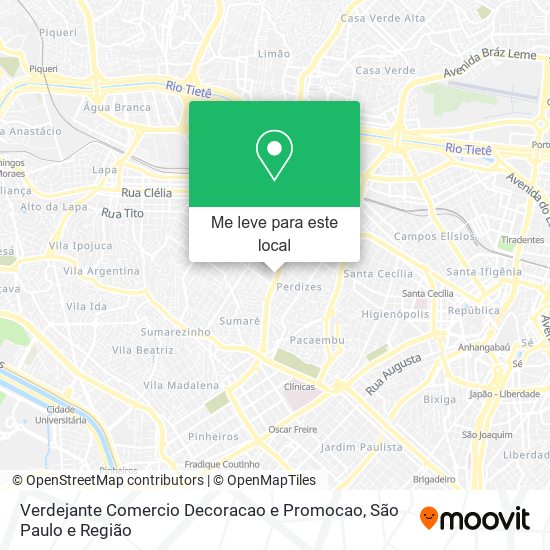 Verdejante Comercio Decoracao e Promocao mapa