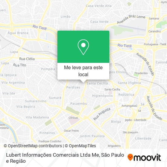 Lubert Informações Comerciais Ltda Me mapa