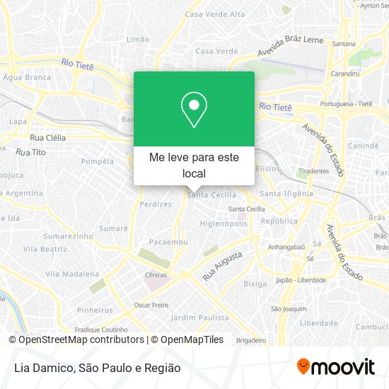 Lia Damico mapa