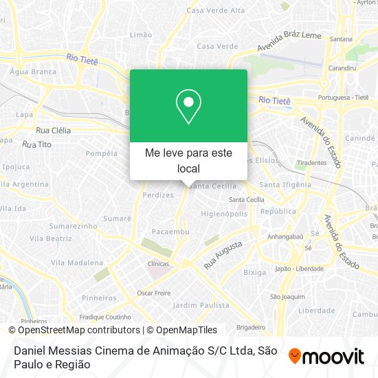 Daniel Messias Cinema de Animação S / C Ltda mapa