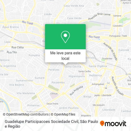 Guadelupe Participacoes Sociedade Civil mapa