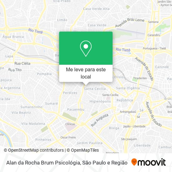 Alan da Rocha Brum Psicológia mapa