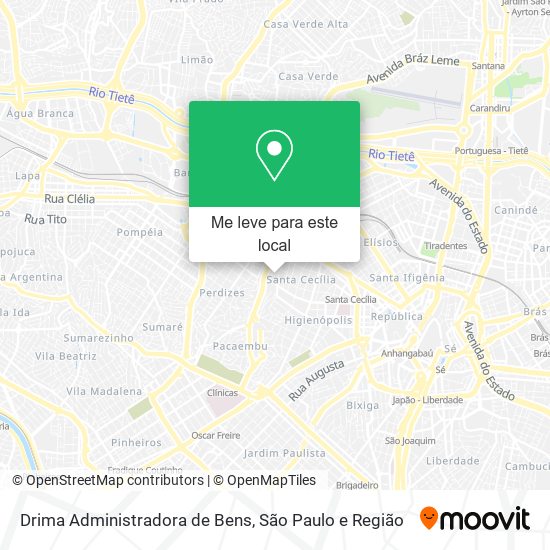 Drima Administradora de Bens mapa