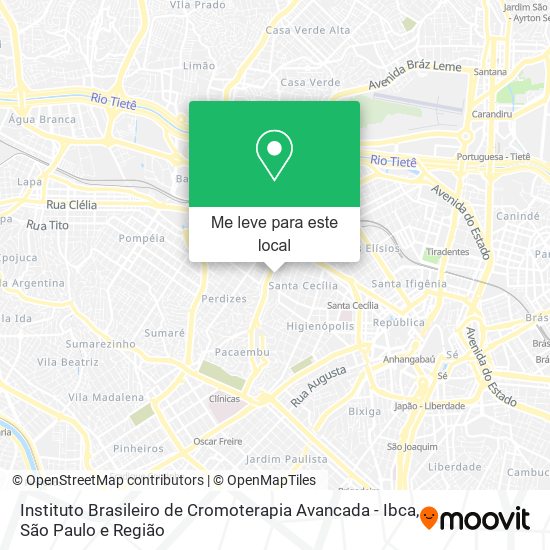 Instituto Brasileiro de Cromoterapia Avancada - Ibca mapa