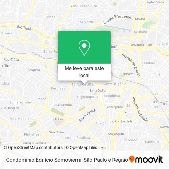 Condomínio Edifício Somosierra mapa