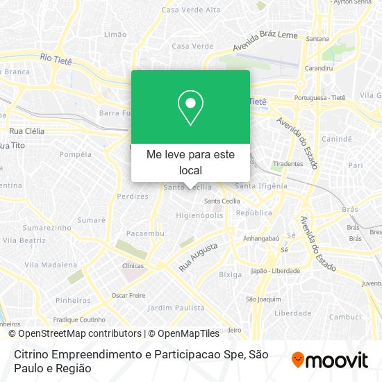 Citrino Empreendimento e Participacao Spe mapa