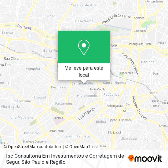 Isc Consultoria Em Investimentos e Corretagem de Segur mapa