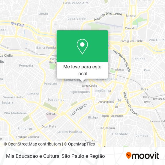 Mia Educacao e Cultura mapa