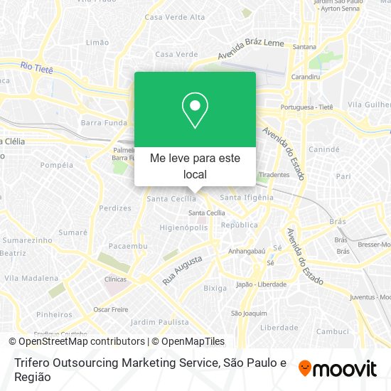 Trifero Outsourcing Marketing Service mapa