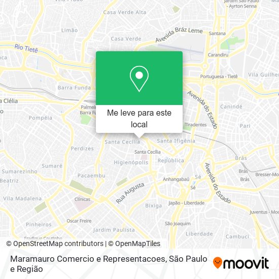 Maramauro Comercio e Representacoes mapa