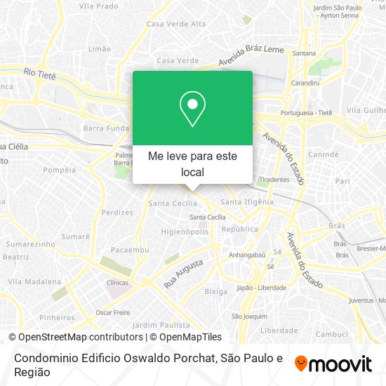 Condominio Edificio Oswaldo Porchat mapa