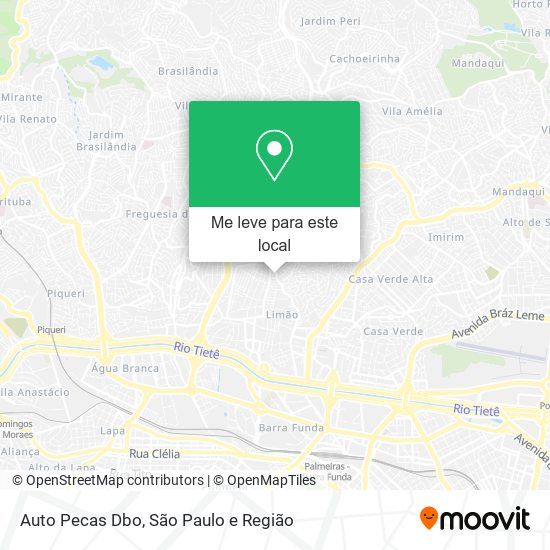 Auto Pecas Dbo mapa