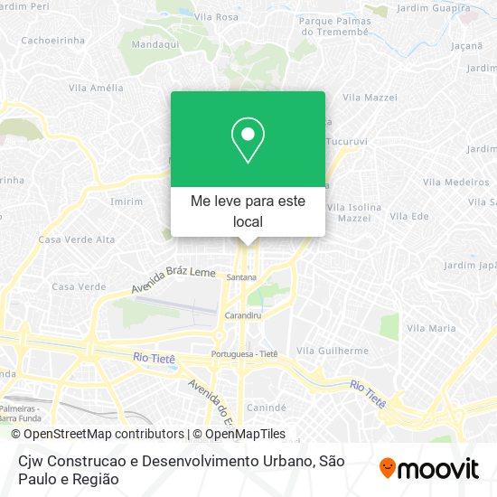 Cjw Construcao e Desenvolvimento Urbano mapa
