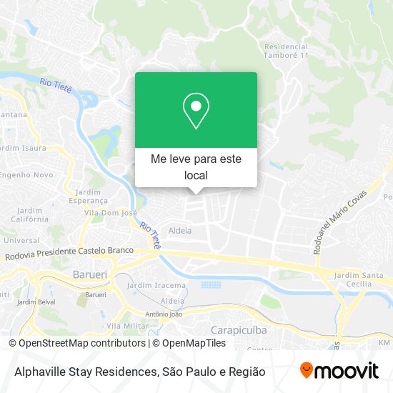 Alphaville Stay Residences mapa