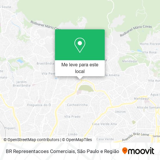 BR Representacoes Comerciais mapa