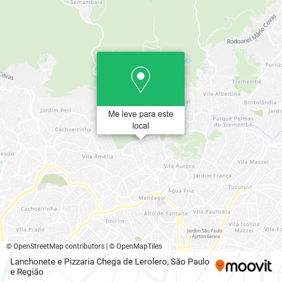 Lanchonete e Pizzaria Chega de Lerolero mapa