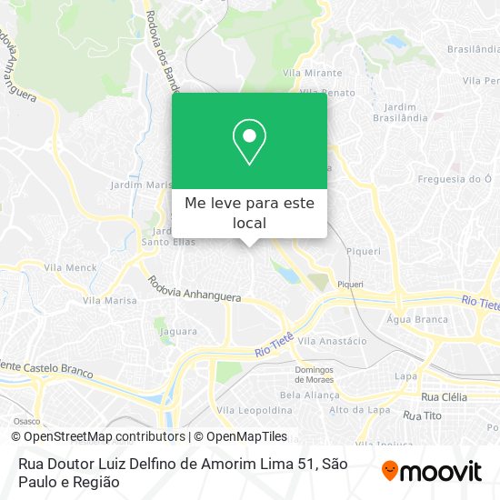 Rua Doutor Luiz Delfino de Amorim Lima 51 mapa