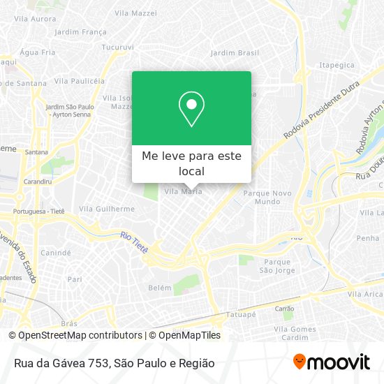 Rua da Gávea 753 mapa