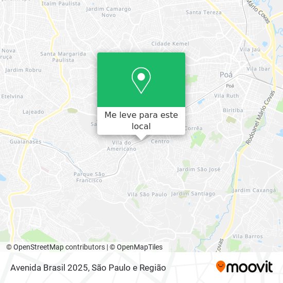 Avenida Brasil 2025 mapa