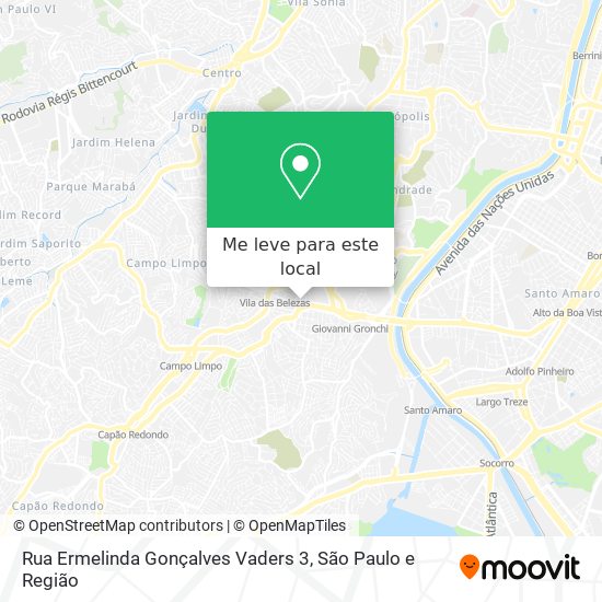 Rua Ermelinda Gonçalves Vaders 3 mapa