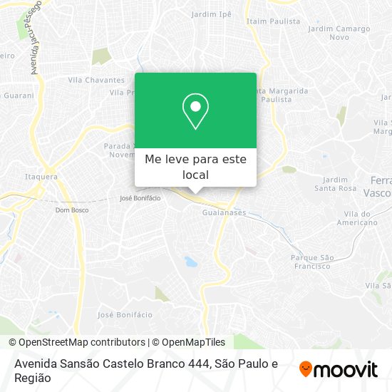 Avenida Sansão Castelo Branco 444 mapa