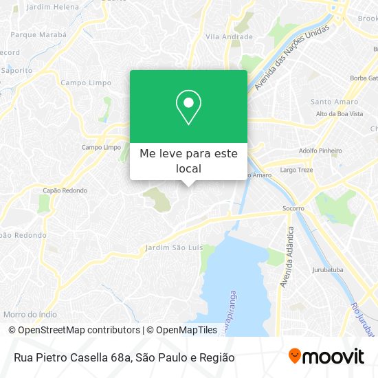 Rua Pietro Casella 68a mapa