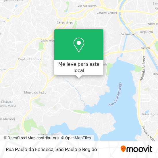 Rua Paulo da Fonseca mapa