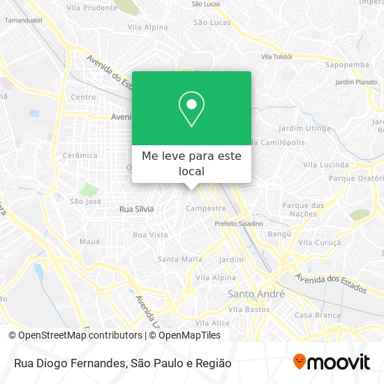 Rua Diogo Fernandes mapa