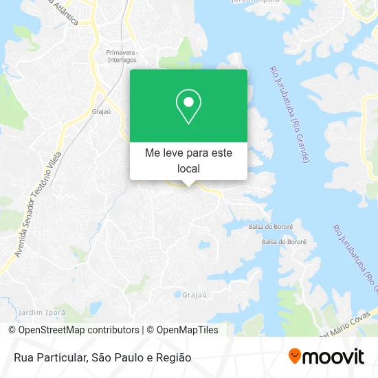Rua Particular mapa