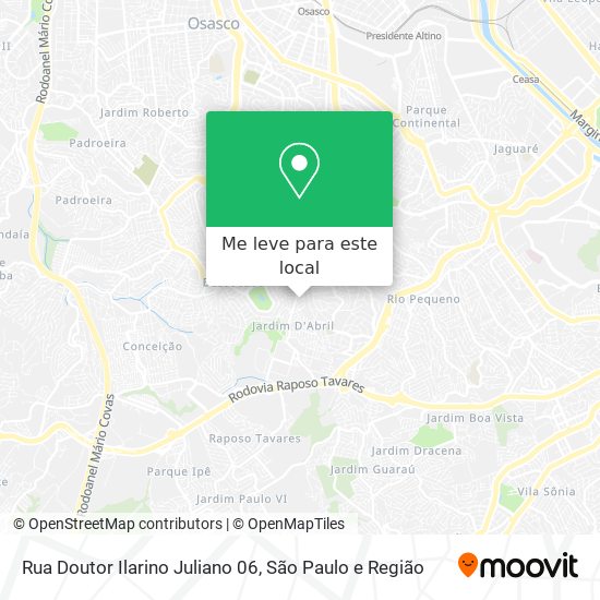 Rua Doutor Ilarino Juliano 06 mapa