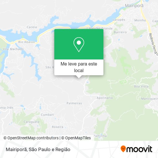 Mairiporã mapa