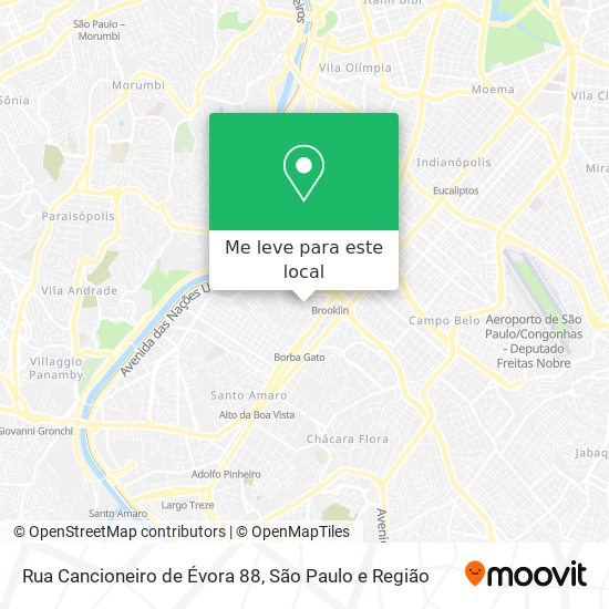 Rua Cancioneiro de Évora 88 mapa