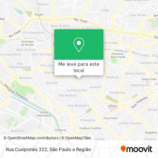 Rua Cuxiponés 322 mapa