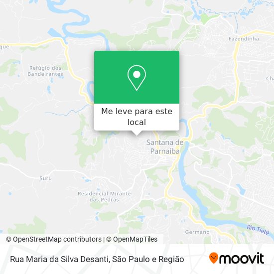 Rua Maria da Silva Desanti mapa