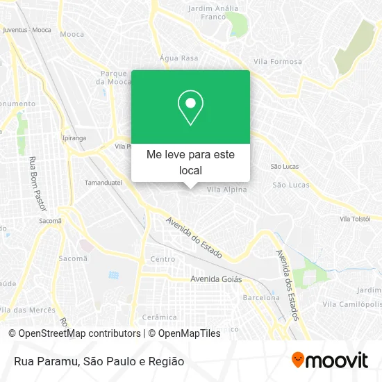 Rua Paramu mapa