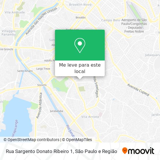 Rua Sargento Donato Ribeiro 1 mapa
