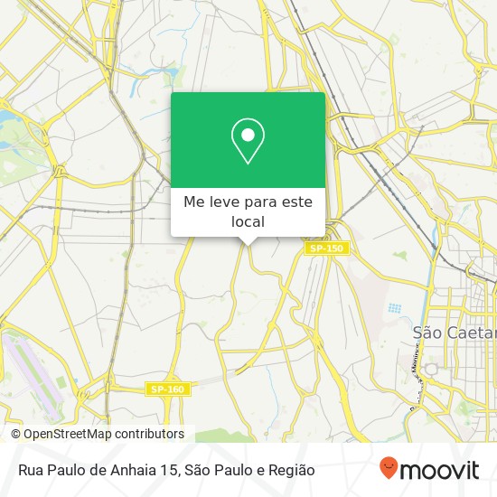 Rua Paulo de Anhaia 15 mapa