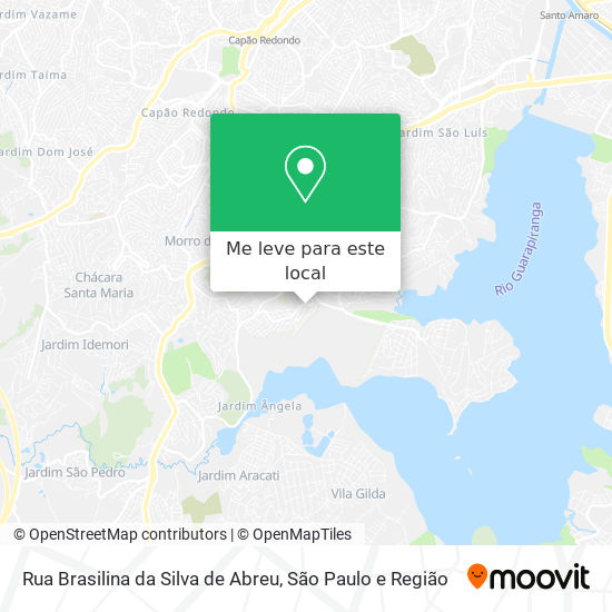 Rua Brasilina da Silva de Abreu mapa