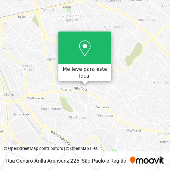 Rua Genaro Arilla Arensanz 225 mapa