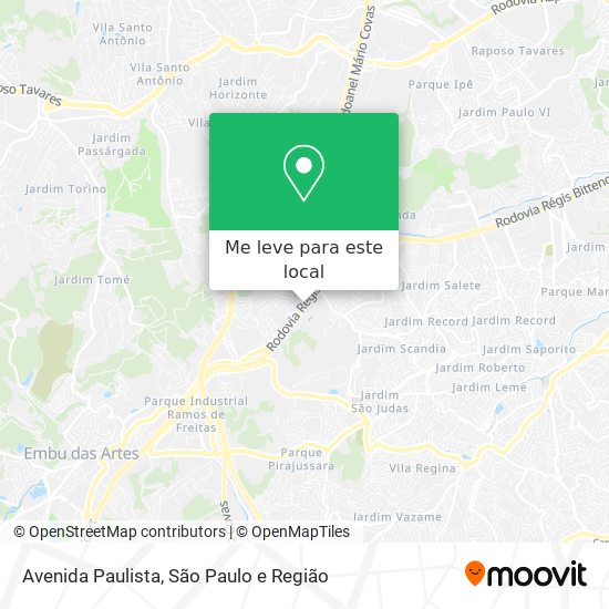 Avenida Paulista mapa