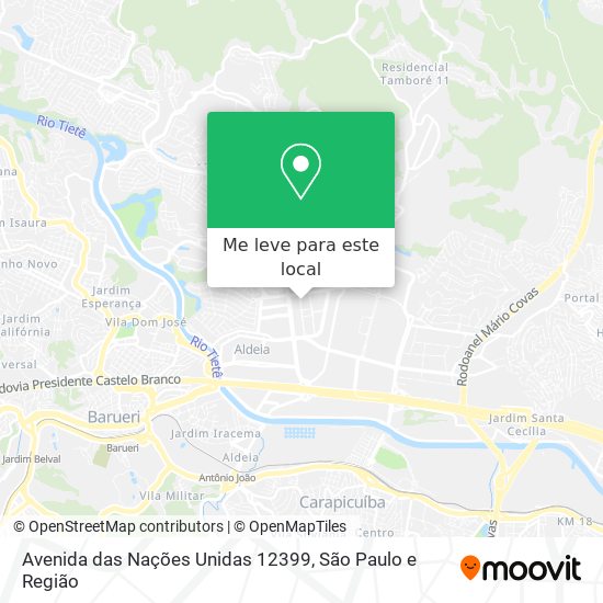 Avenida das Nações Unidas 12399 mapa