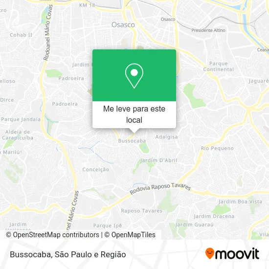 Bussocaba mapa