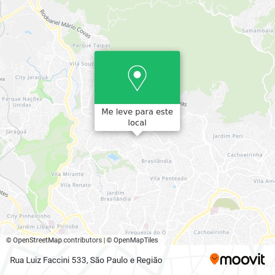Rua Luiz Faccini 533 mapa