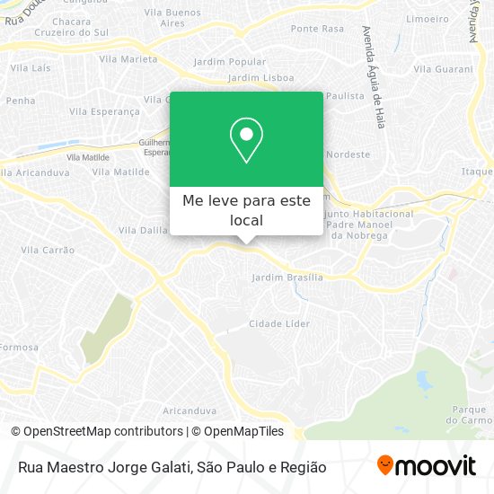 Rua Maestro Jorge Galati mapa