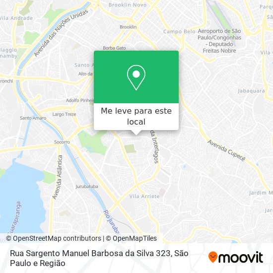 Rua Sargento Manuel Barbosa da Silva 323 mapa