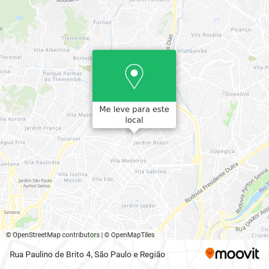 Rua Paulino de Brito 4 mapa