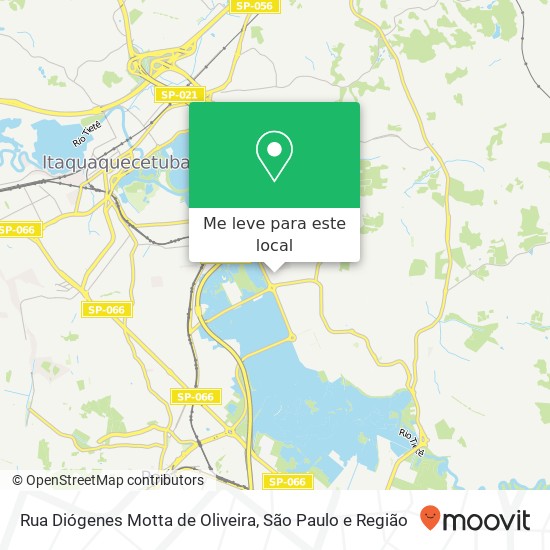 Rua Diógenes Motta de Oliveira mapa