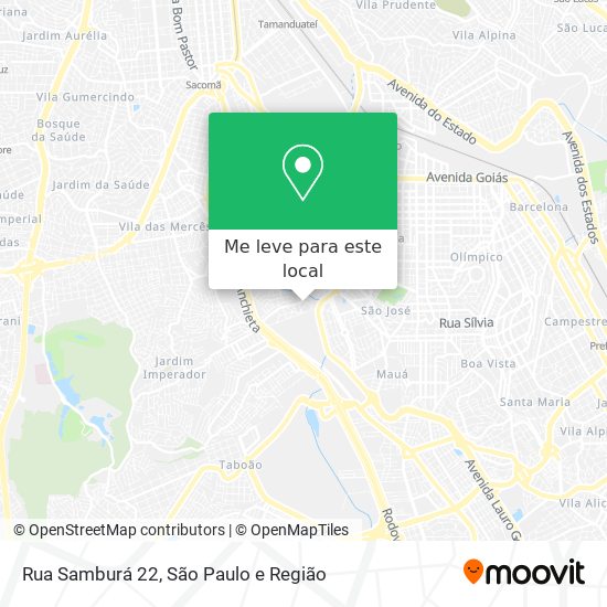 Rua Samburá 22 mapa