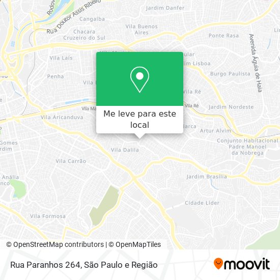 Rua Paranhos 264 mapa