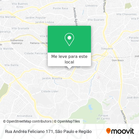 Rua Andréa Feliciano 171 mapa